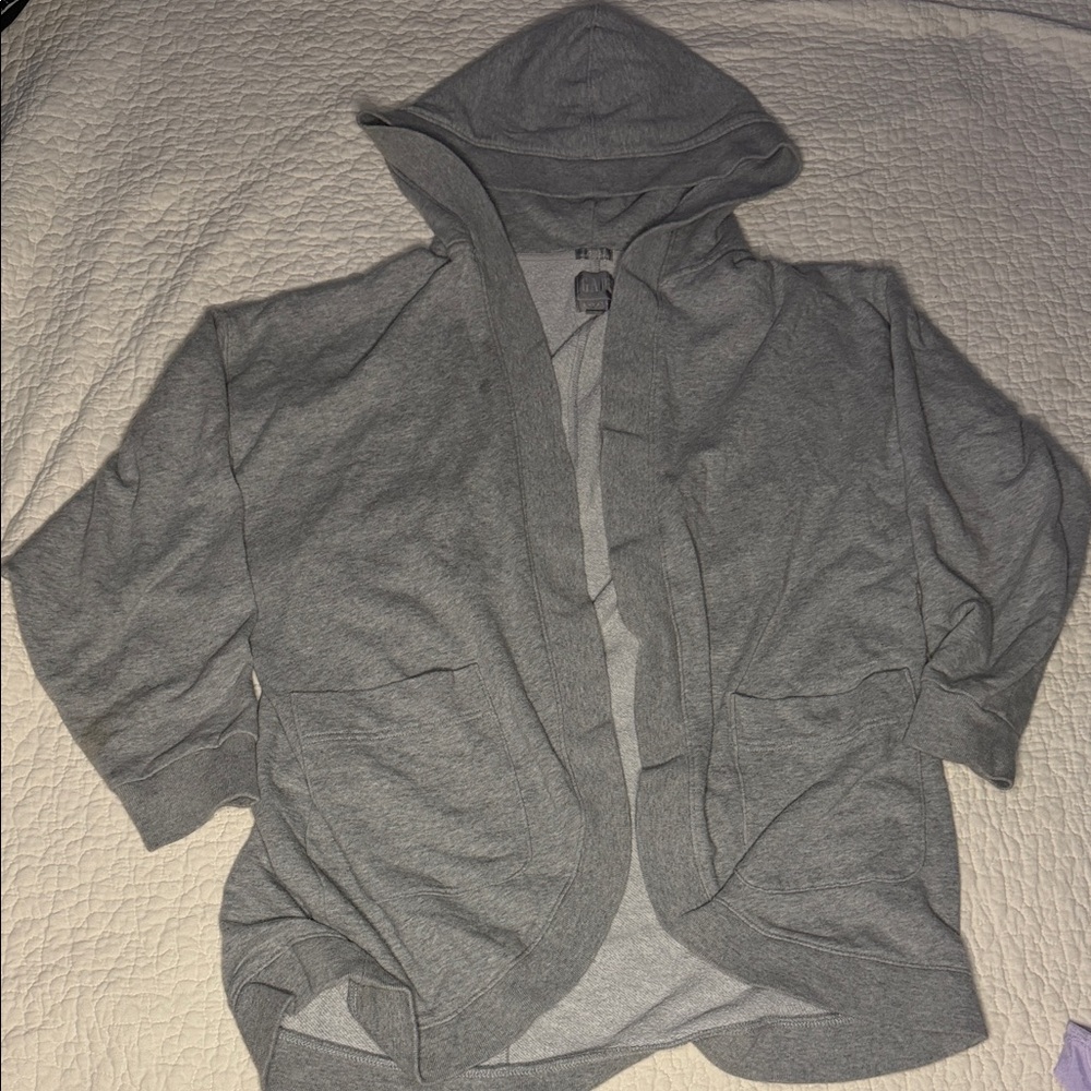 GAP Heather Gray Hooded Sweatshirt
